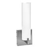 Access Lighting Oracle, Wall Sconce  Vanity, Brushed Steel Finish, Opal Glass 50565-BS/OPL